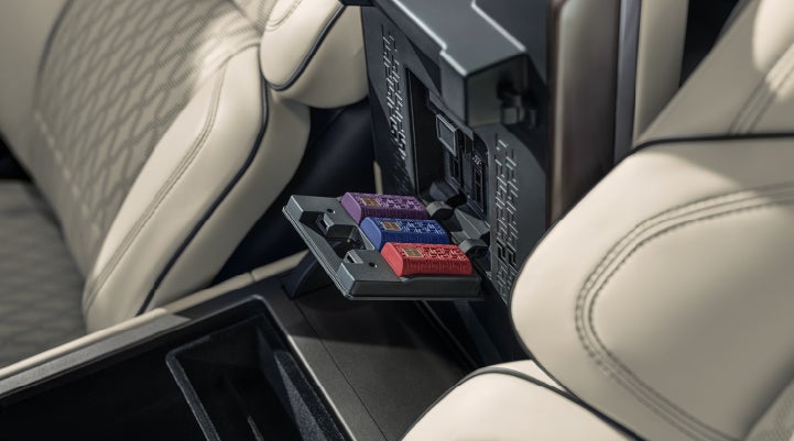 Digital Scent cartridges are shown in the diffuser located in the center arm rest. | Astro Lincoln in Pensacola FL