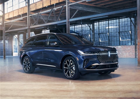 A 2024 Lincoln Nautilus® SUV is parked in an industrial space. | Astro Lincoln in Pensacola FL