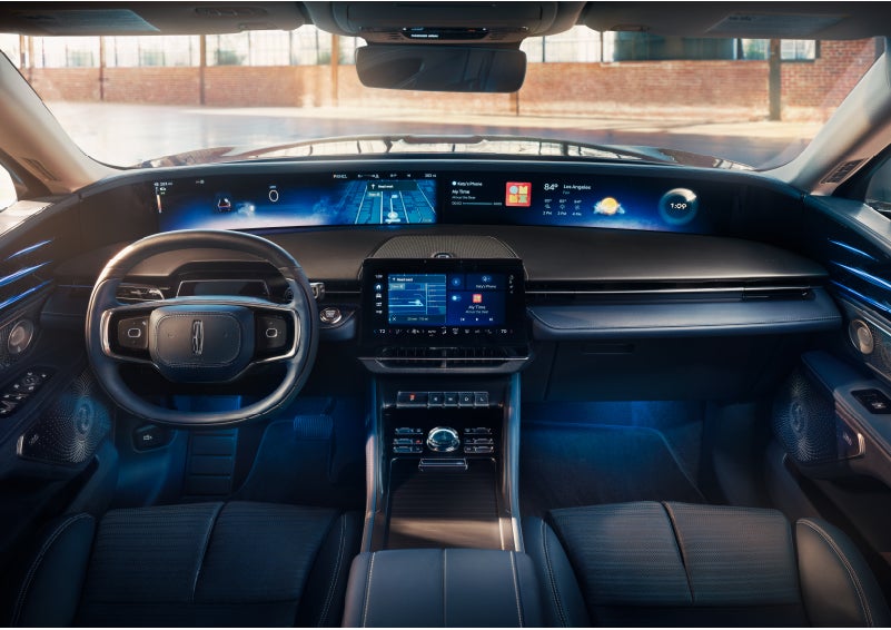 The panoramic display is shown in a 2024 Lincoln Nautilus® SUV. | Astro Lincoln in Pensacola FL